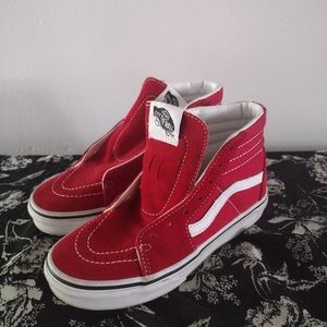 Vans high tops Red